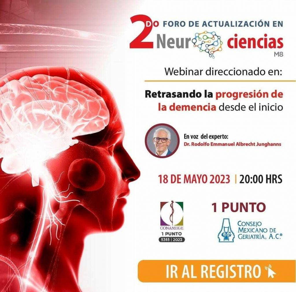CONAMEGE invita a webinar sobre la progresión de la demencia CONAMEGE invita a webinar sobre la progresión de la demencia
