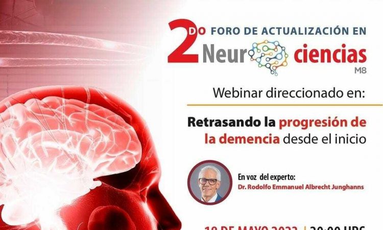 CONAMEGE invita a webinar sobre la progresión de la demencia