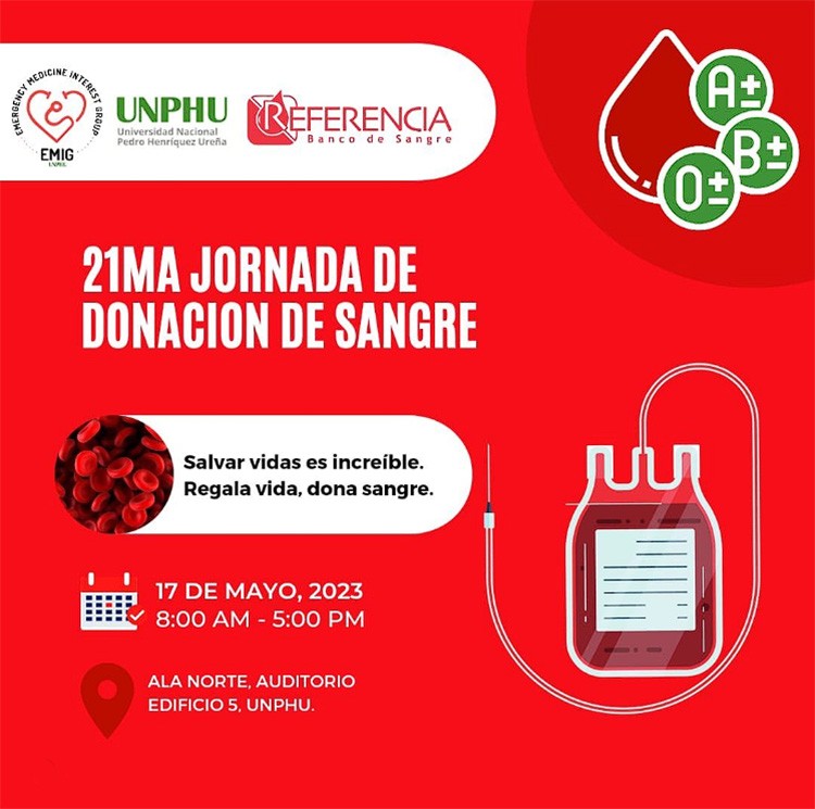 EMIG UNPHU realizará jornada de donación sanguínea este miércoles EMIG UNPHU realizará jornada de donación sanguínea este miércoles
