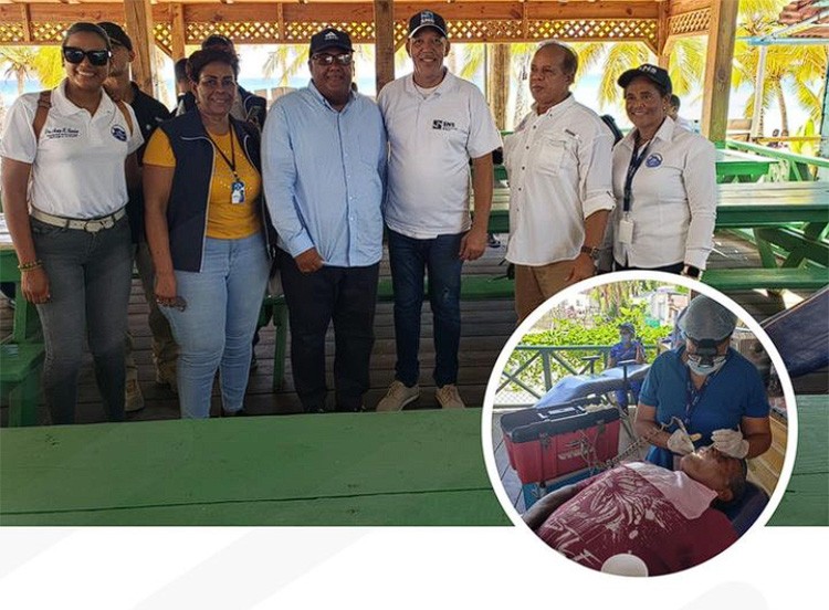 SNS atendió a 65 pacientes en jornada odontológica en la Isla Saona