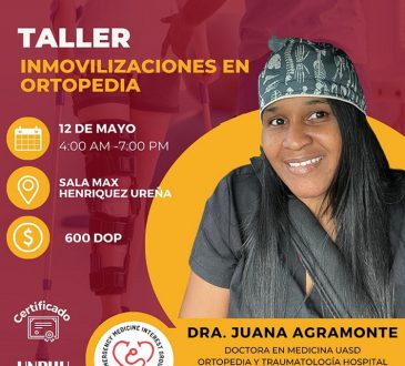 Estudiantes organizan taller de inmovilizaciones en ortopedia este miércoles