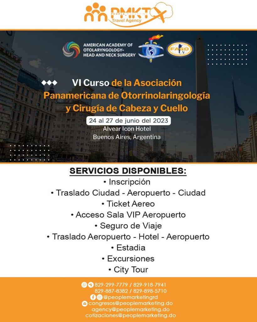 Agenda médica internacional incluye congresos de otorrino y neumología pediátrica este mes