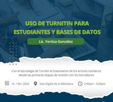 JAEMED UNPHU invita a curso sobre el manejo del software Turnitin