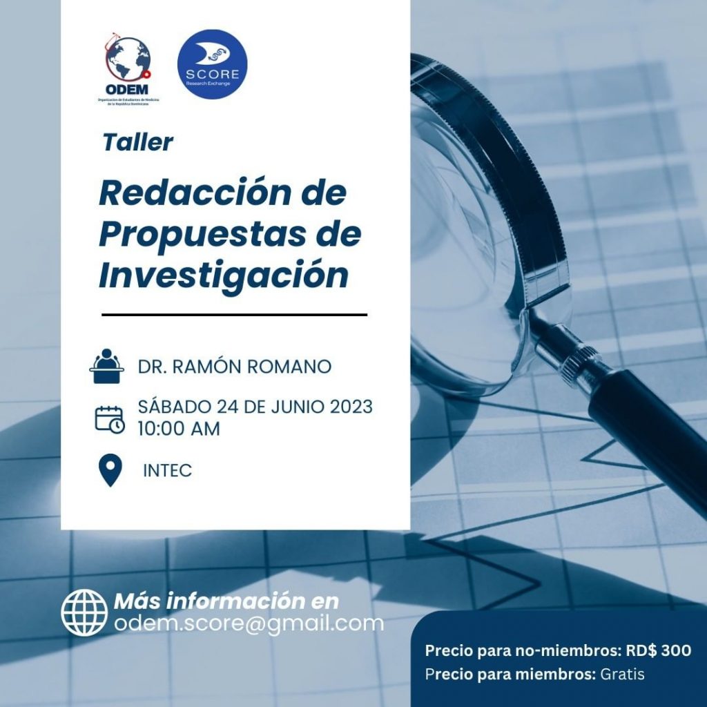 ODEM realizará taller de propuestas de investigación