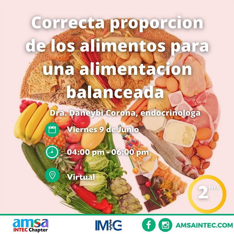 AMSA-INTEC invita a charla sobre alimentación balanceada