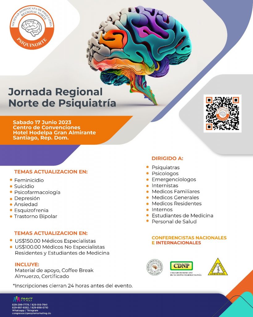 Psiquiatras invitan a su Jornada Regional Norte