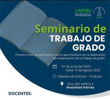 ¿Problemas para comenzar el trabajo de grado? JAEMED UNPHU enseña a hacerlo