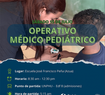 JAEMED UNPHU realizará operativo médico pediátrico en Azua