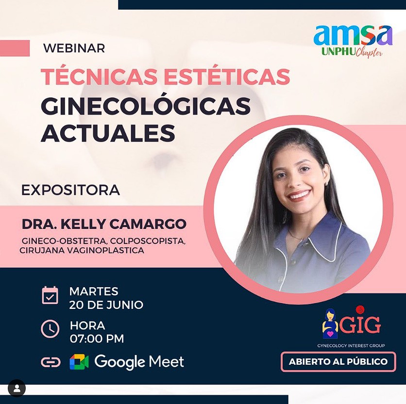 AMSA-UNPHU disertará sobre técnicas estéticas ginecológicas actuales
