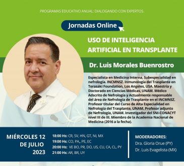 JAEMED-UNPHU invita este miércoles a jornada online sobre trasplantes con inteligencia artificial