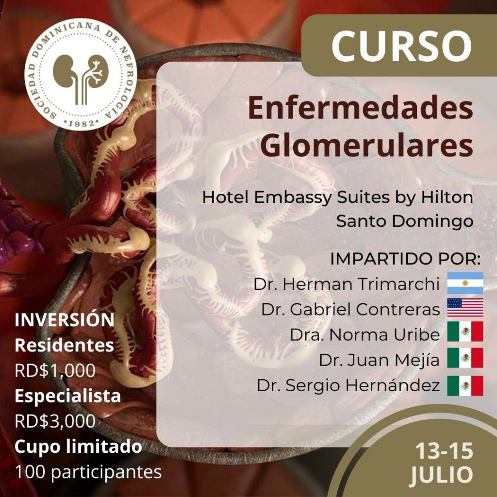 Sociedad de Nefrología invita a su 'Curso de Enfermedades Glomerulares'