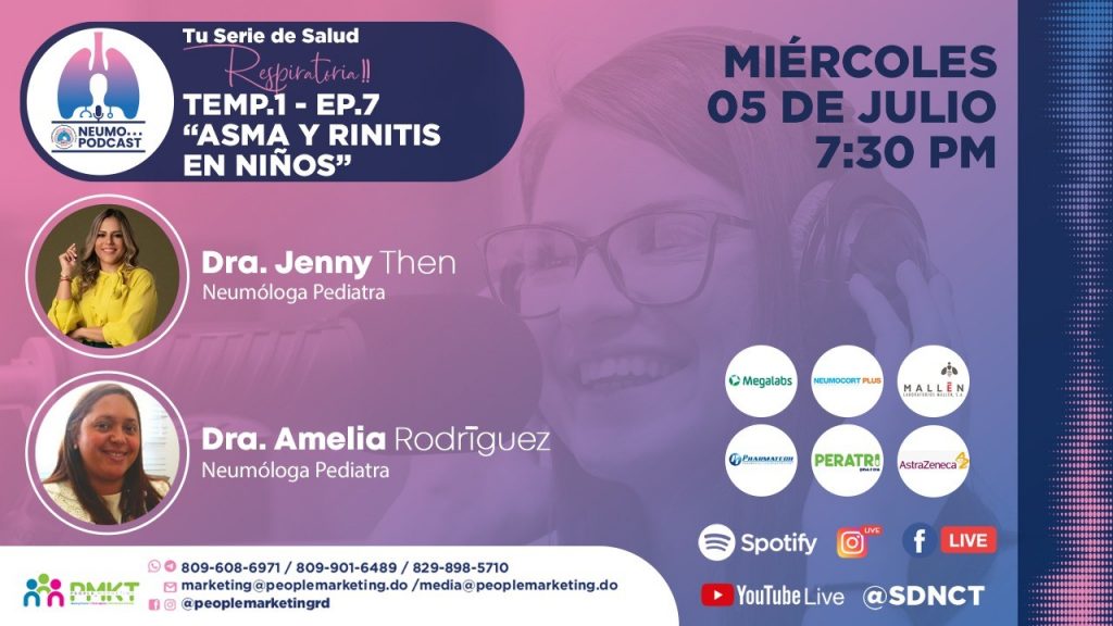 SDNCT conversará sobre asma y rinitis infantil en su podcast SDNCT conversará sobre asma y rinitis infantil en su podcast