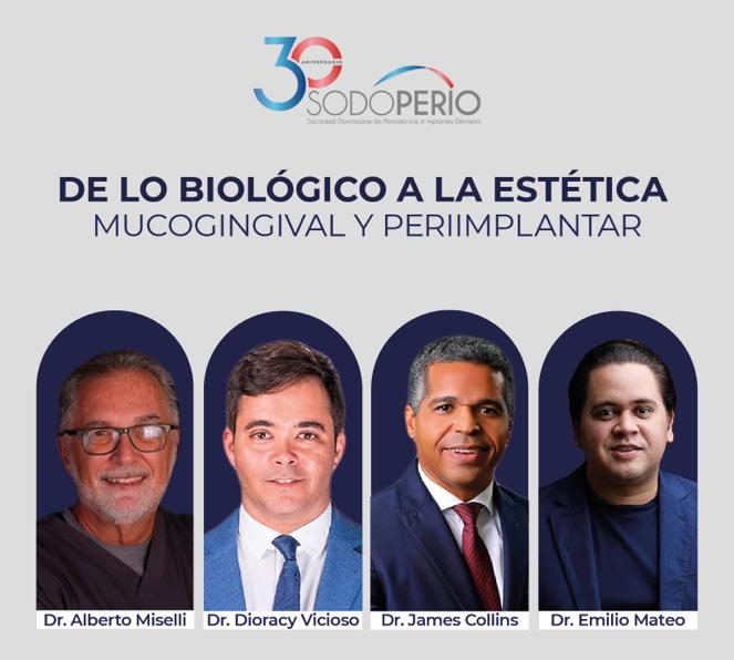 Especialistas disertaron sobre estética periodontal en conferencia aniversario de SODOPERIO