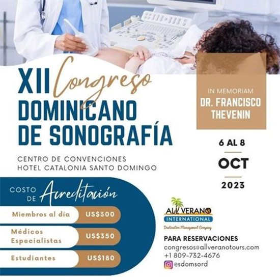 Sociedad de Sonografía confirma su XII Congreso para octubre Sociedad de Sonografía confirma su XII Congreso para octubre