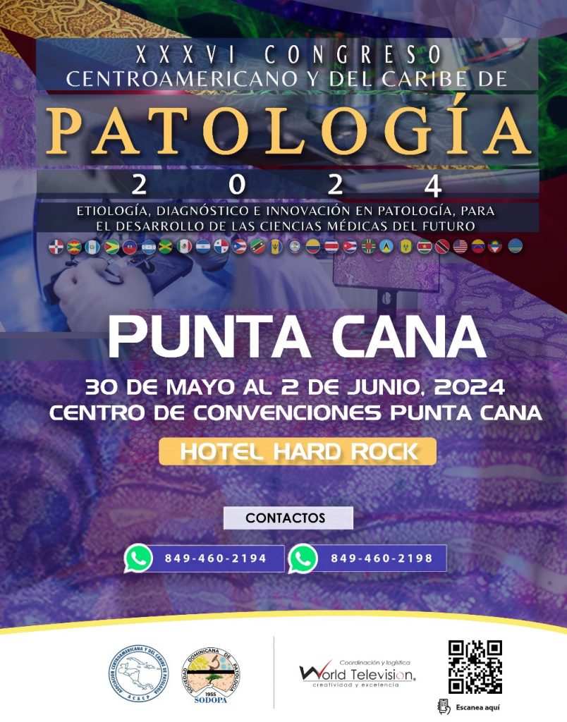 República Dominicana será sede del XXXVI Congreso Centroamericano y del Caribe de Patología 2024