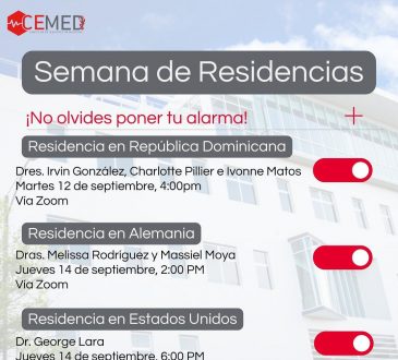 CEMED INTEC comienza este martes la agenda de su 'Semana de Residencias'