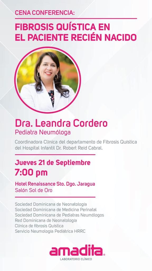 Amadita invita a conferencia sobre la fibrosis quística