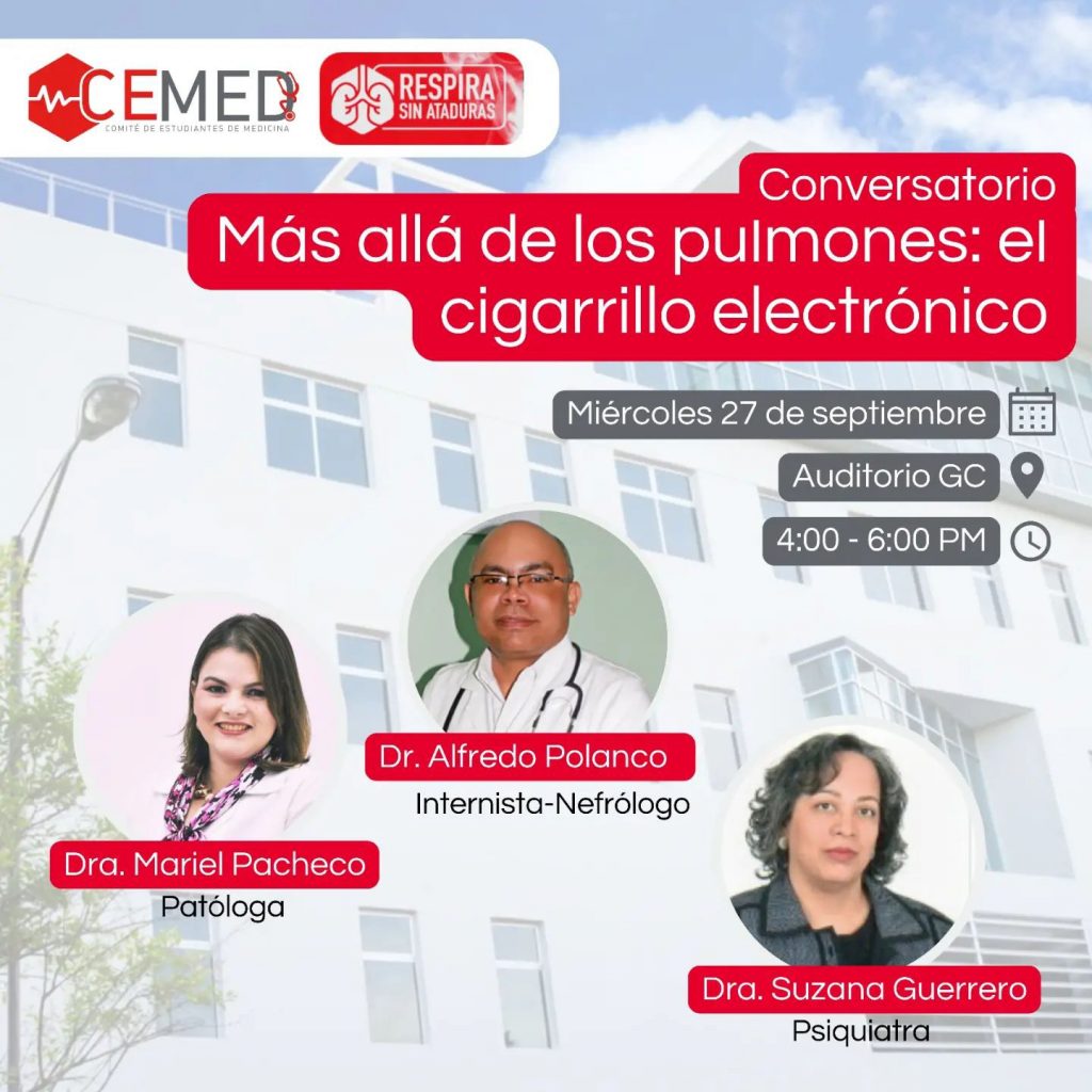 CEMED-INTEC invita a charla sobre el impacto de los cigarrillos electrónicos