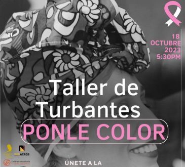 Fundación Pañoleta invita a su 'Taller de turbantes Ponle Color'