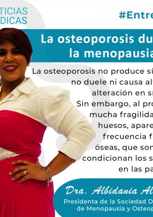 La osteoporosis durante la menopausia, características y prevención