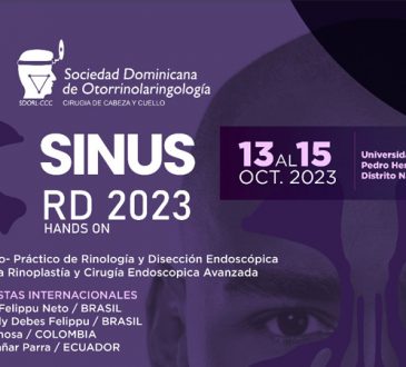 Otorrinos comienzan este viernes la 1.ª edición del Curso SINUS RD 2023