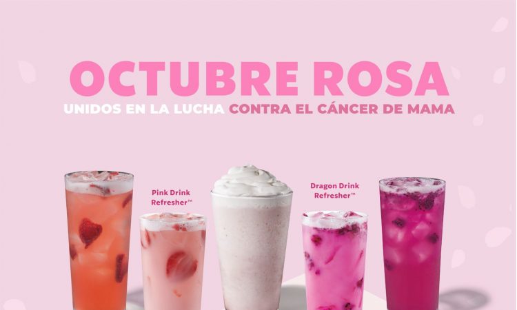 Fundación Pañoleta y Starbucks invitan a sumarse a la lucha contra el cáncer de mama