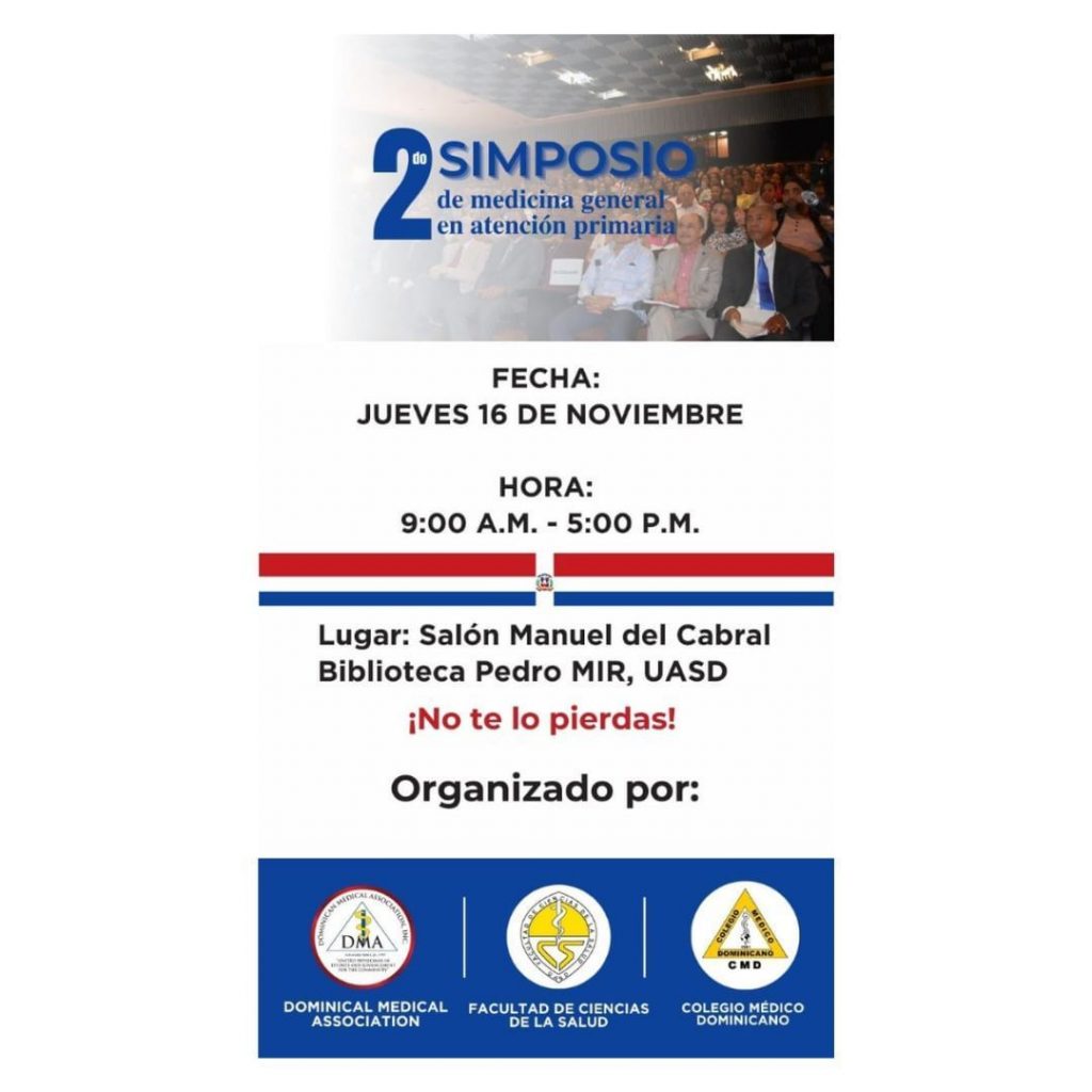 FCSUASD invita a su II Simposio de Medicina General en Atención Primaria FCSUASD invita a su II Simposio de Medicina General en Atención Primaria