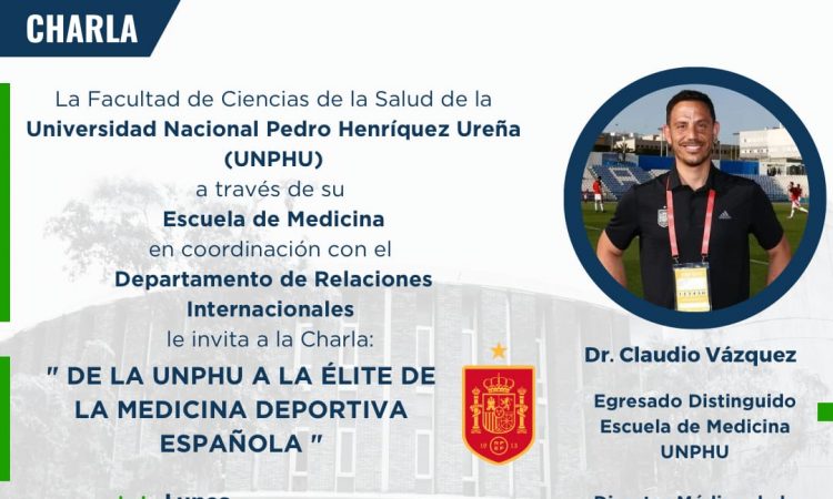 UNPHU invita a charla sobre medicina deportiva de élite este lunes
