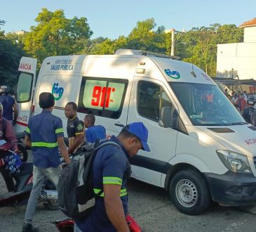 9-1-1 atendió a afectados en accidente de tránsito en Quita Sueño