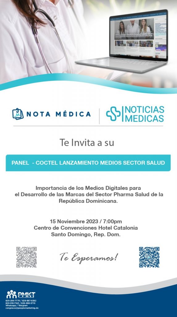 Nota Médica y Noticias Médicas realizan este miércoles su cóctel lanzamiento Nota Médica y Noticias Médicas realizan este miércoles su cóctel lanzamiento