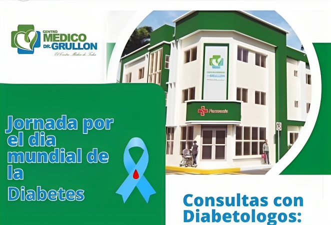 Centro Médico Dr. Grullón tendrá jornada por el Día Mundial de la Diabetes este martes