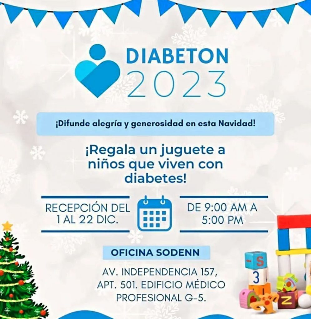 SODENN invita a donar juguetes para niños con diabetes SODENN invita a donar juguetes para niños con diabetes