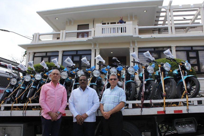 SRSM recibió flotilla de motocicletas para ser entregadas a los CPNA