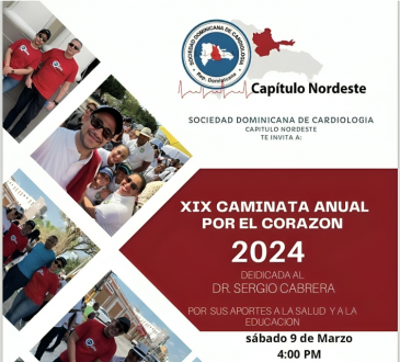 Regional Nordeste de SODOCARDIO confirma su XIX Caminata Anual por el Corazón 