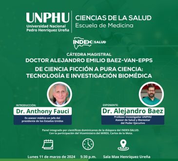 UNPHU presentará cátedra magistral sobre investigación biomédica