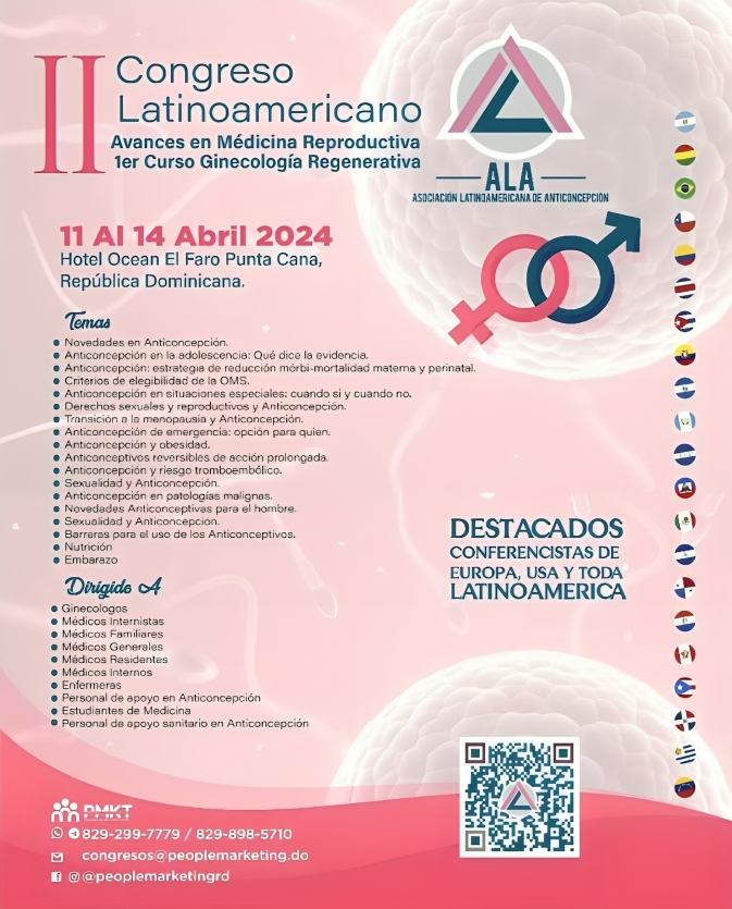 Anuncian II Congreso Latinoamericano de Anticoncepción