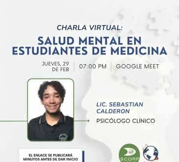 ODEM disertará este jueves sobre salud mental en estudiantes de medicina