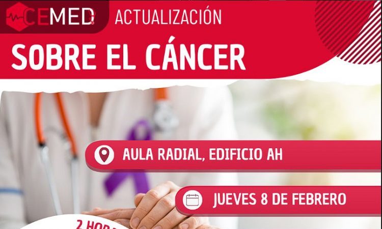 CEMED-INTEC invita a charla sobre la actualidad del cáncer este jueves