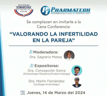 Sociedad de Urología invita a la cena conferencia titulada «Valorando la infertilidad en la pareja»