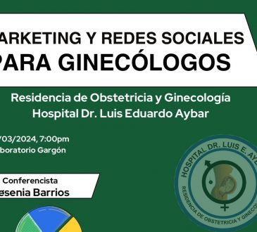 Presentarán conferencia sobre marketing y RRSS para ginecólogos en el Hospital Luis E. Aybar