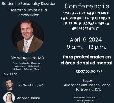 Experto conversará sobre el trastorno límite de personalidad en adolescentes este sábado