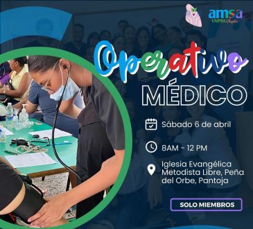 AMSA-UNPHU realizará operativo médico este sábado 06 de abril