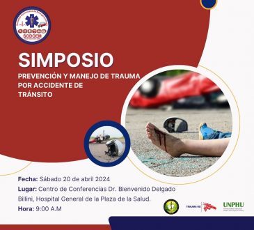 SODOEM invita a simposio de manejo de trauma por accidentes de tránsito
