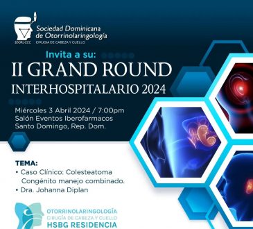 SDORL-CCC invita a su primer Grand Round Interhospitalario este miércoles