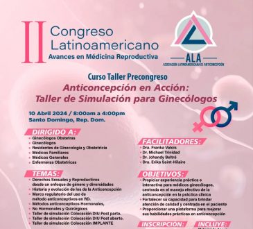 ALA dictará taller pre congreso sobre simulación para ginecólogos