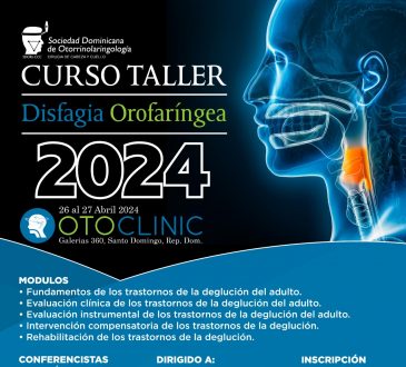 SDORL-CCC invita a su Curso Taller de Disfagia Orofaríngea'