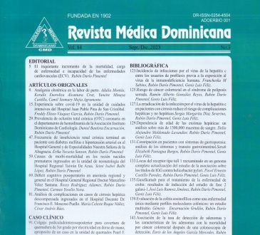 CMD lanza nuevos volúmenes de su Revista Médica Dominicana