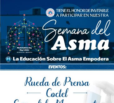 SDNCT inicia este miércoles su 'Semana del Asma' con iluminación de monumento, conferencias y cóctel