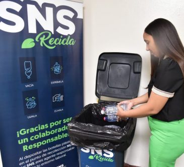 SNS recicla más de 15,000kg de papel, cartón y botellas desde 2021