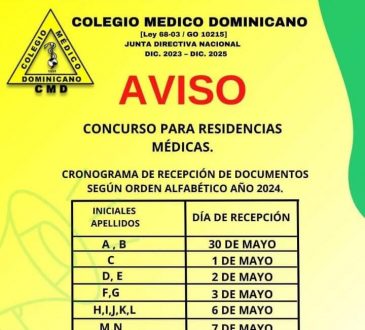 CMD abre recepción de documentos para el concurso de residencias médicas